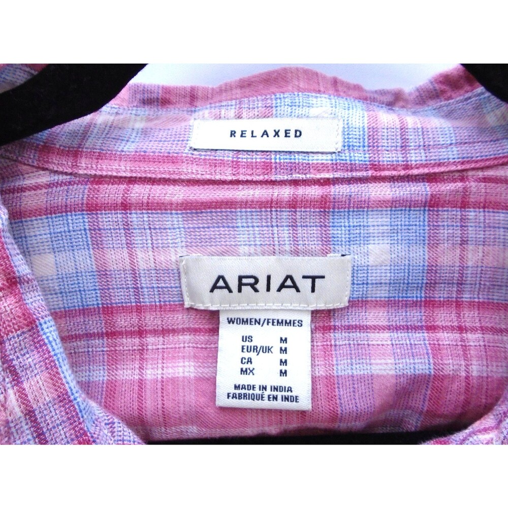 ARIAT Billie Jean Womens Size M Shirt Button Up Relaxed Western Cowgirl - Picture 3 of 10